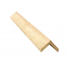 Уголок деревянный наружный 40 гладкий стык 40х40х2500мм